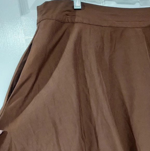 Unique Vintage Brown Briella Flare Skirt in Size 1X / 16 - Picture 3 of 13